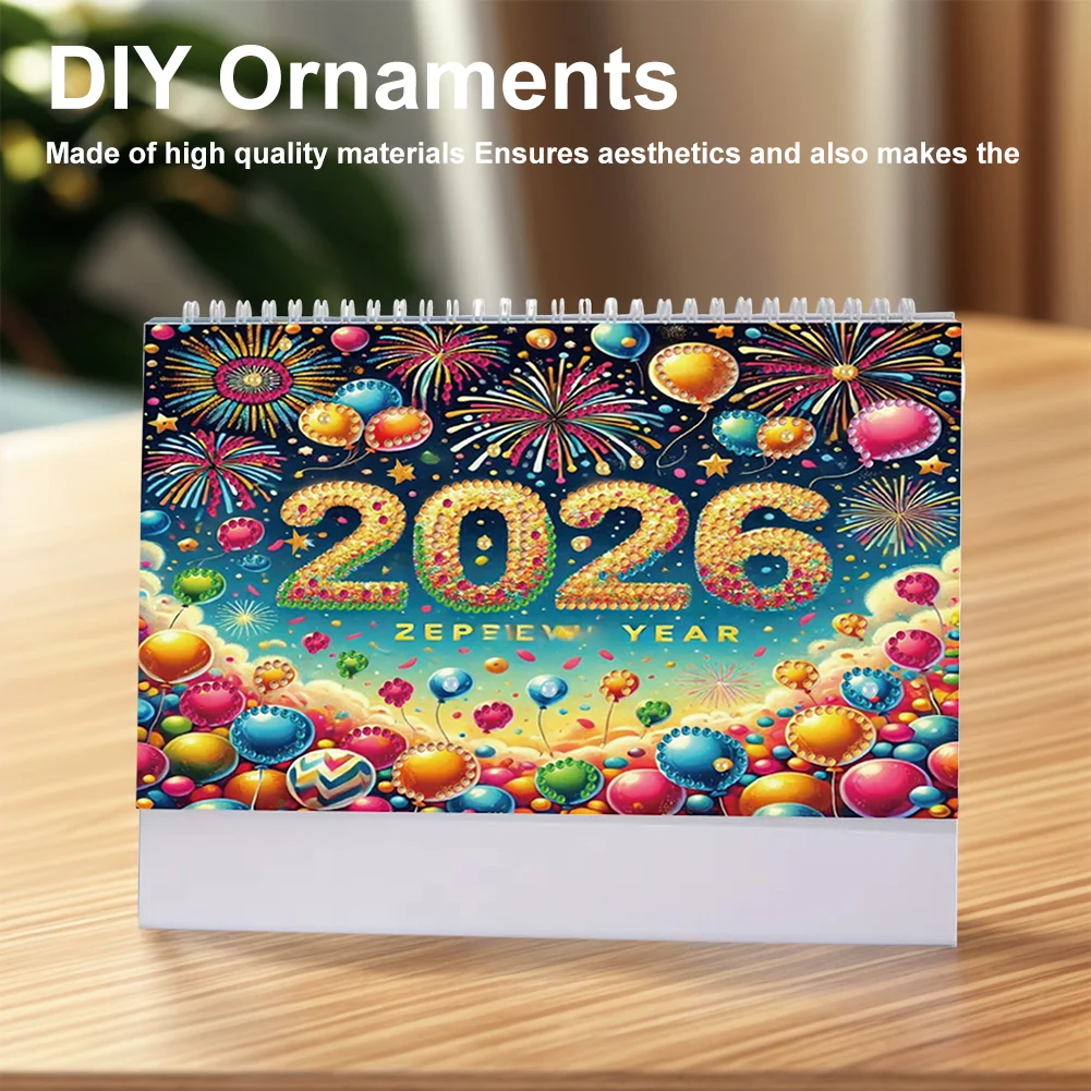 5D/DIY Calendar Crystal Painting Desk Calendars Kit Diamond Decorations Calendar
