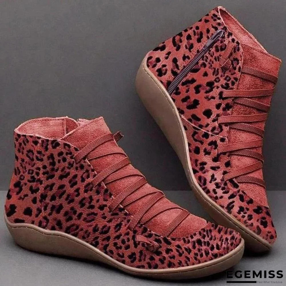 Casual Women Lace-Up Breathable Boots | EGEMISS