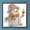 Diamond Painting-DIY Crystal Rhinestone Snowman