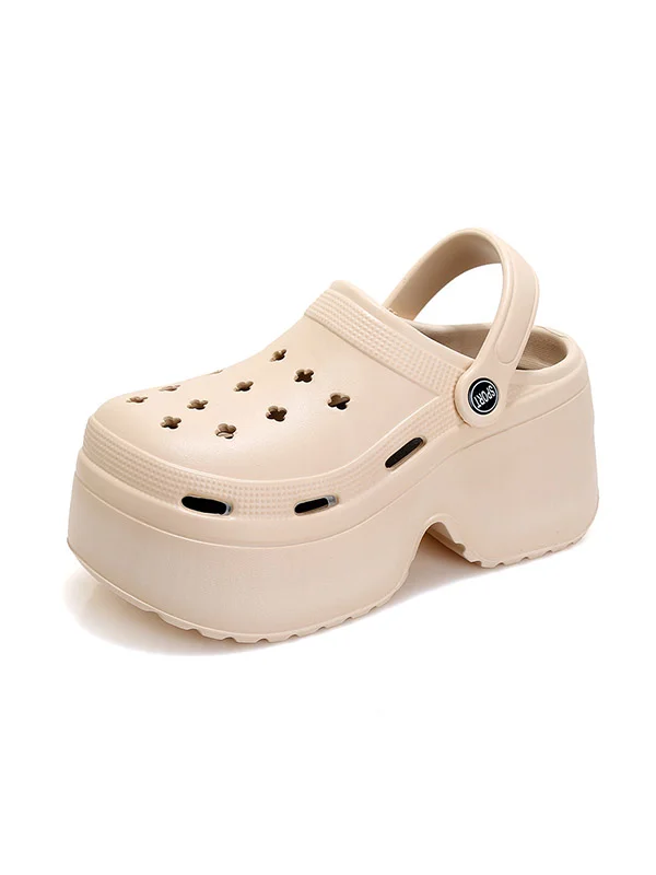 Hollow Slippers Platform Shoes Sandals Crocs