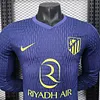 2025/2026 Long Sleeve Player Version Atletico Madrid Away Football Shirt 1:1 Thai Quality