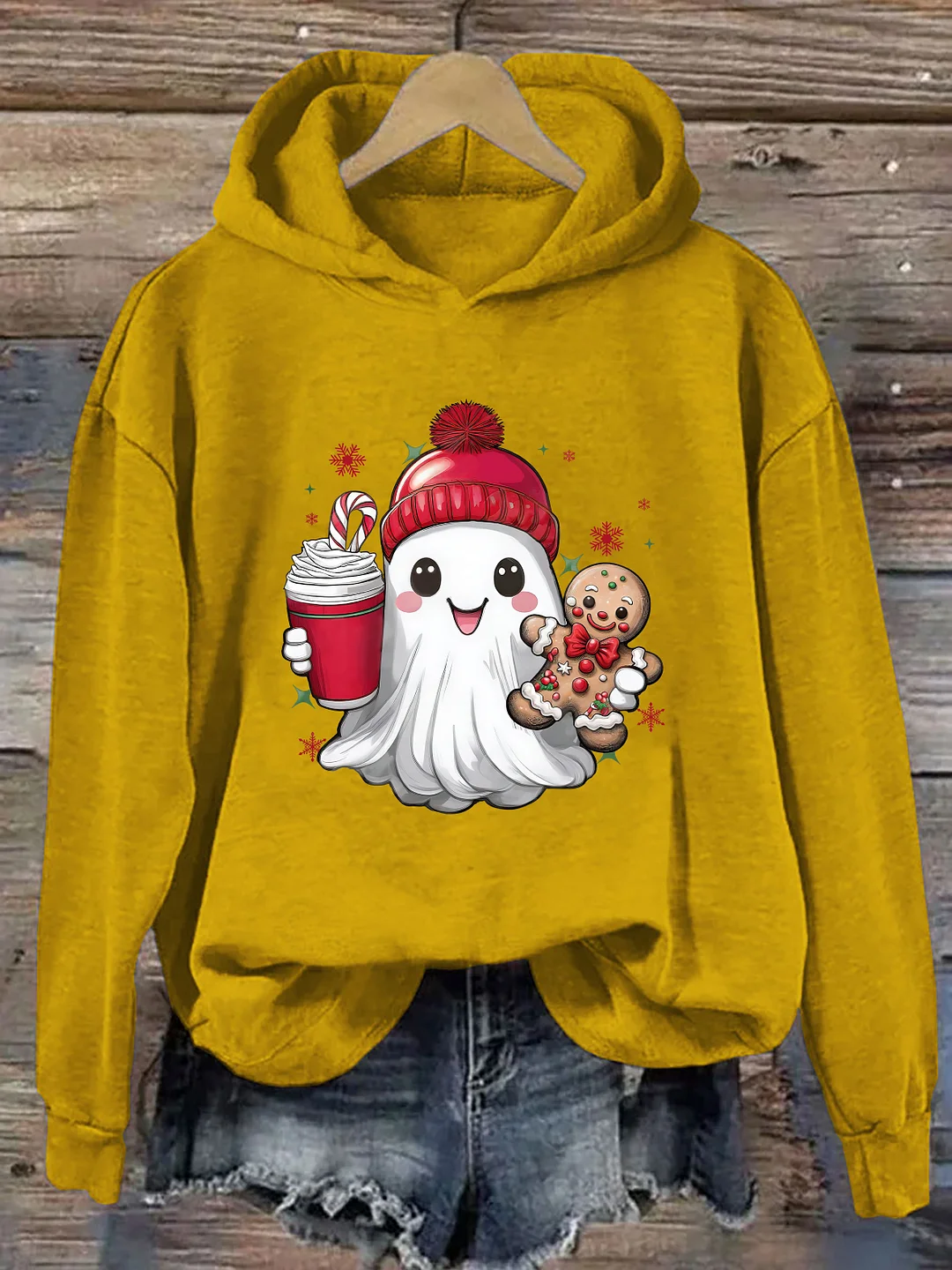 Cute Ghost Christmas Hoodie