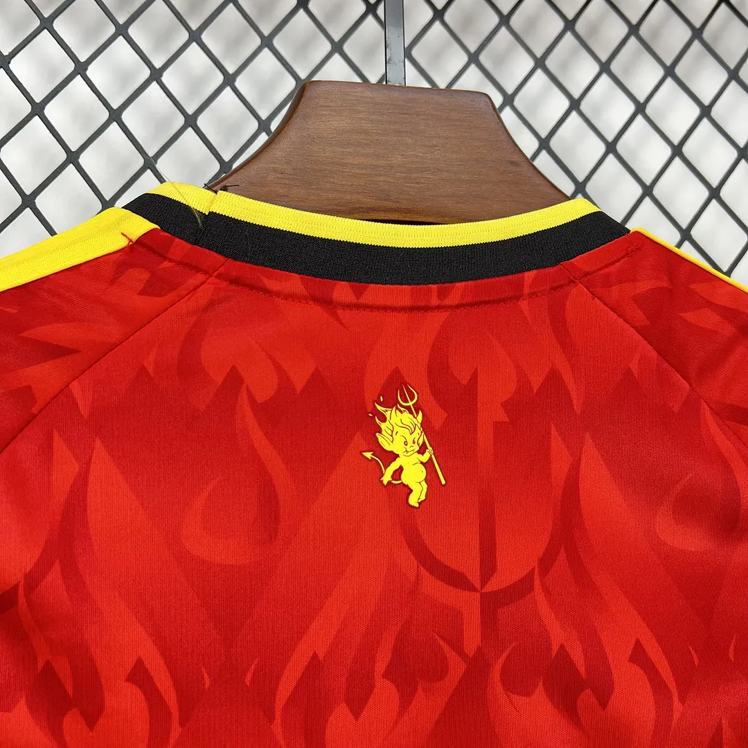 2026 Belgium Home Kids Kit Soccer Jersey Thai Quality