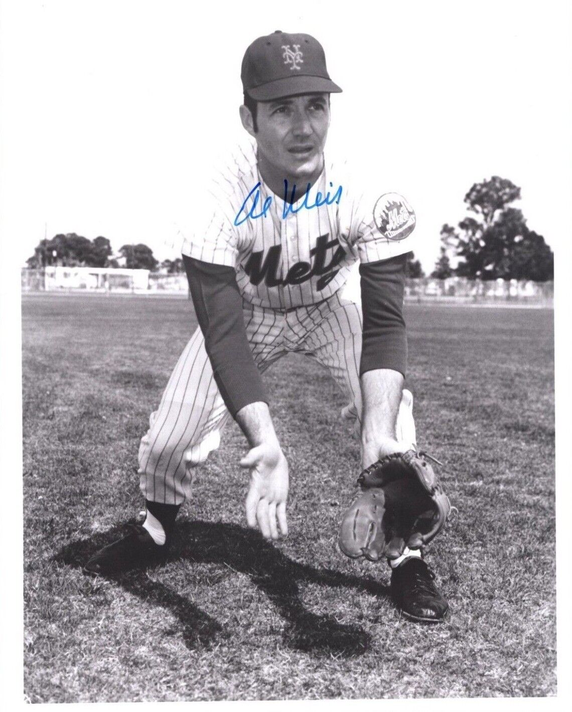 Al Weis NY Mets MLB Baseball Hand Signed Autograph 8x10 Photo Poster painting