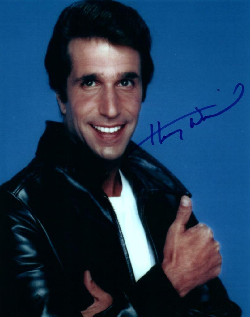 Henry Winkler signed 8x10 Photo Poster painting Picture autographed Pic includes COA