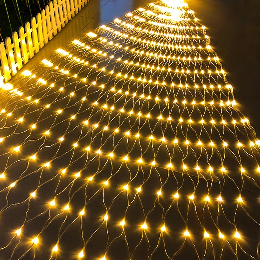 LED Net Mesh Lights, 3x2M/ 1.5x1.5M Waterproof Net String Lights