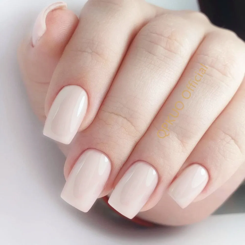 24Pcs Mirror Gold Long Fake Nails With Jelly Glue Artificial Press On False Nails DIY Full Cover Tips Manicure Tool-Nail Inspo