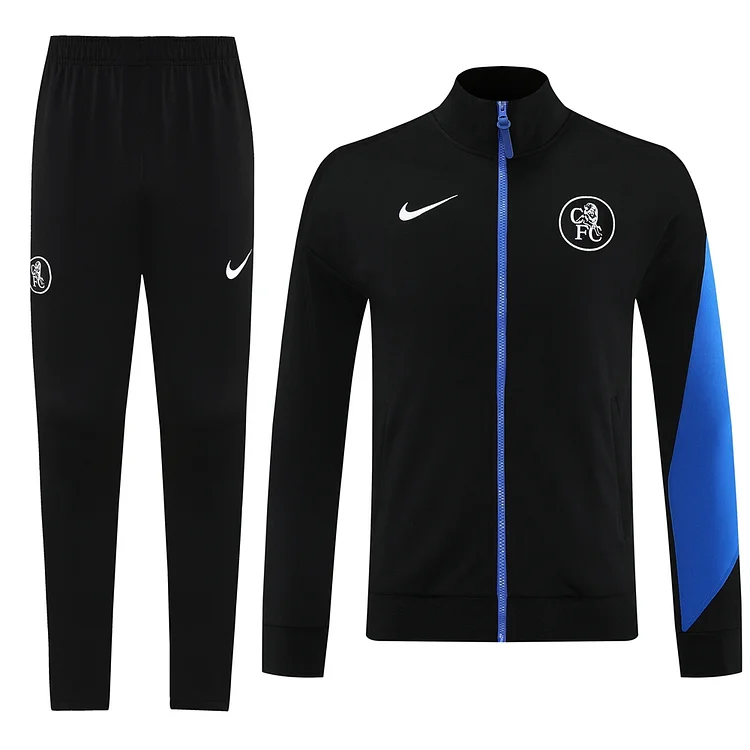 25/26 Chelsea Black Jacket Training Wear Set