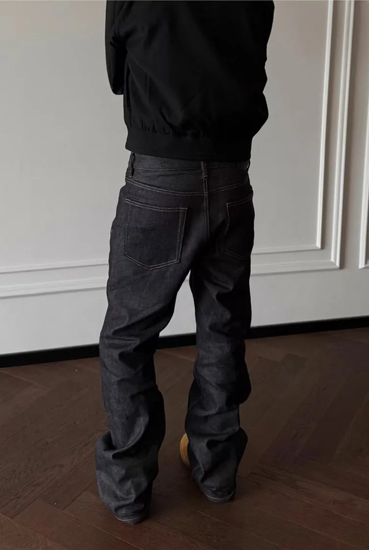 Straight Leg Denim Jeans for Men