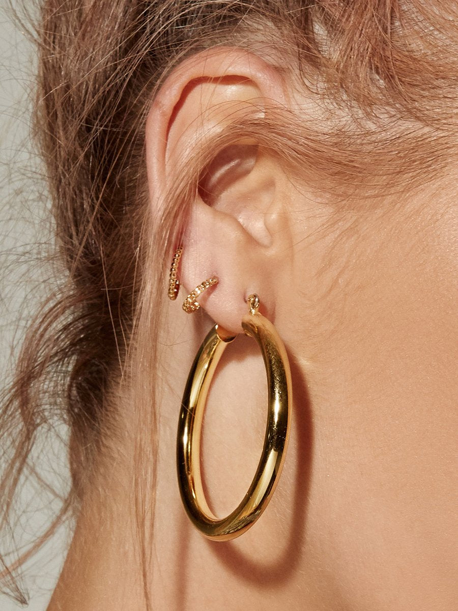 Simple Round Earrings