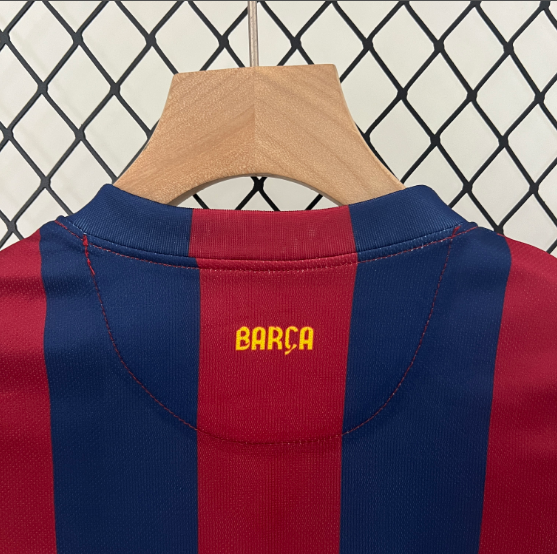 Retro 14/15 Barcelona Home Kids Kit Football Jersey Thai Quality