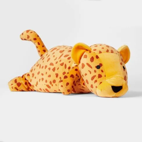 Cheetah Weighted Plush Doll