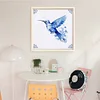 Blue And White Porcelain Hummingbird-11CT Stamped Cross Stitch 40*40cm