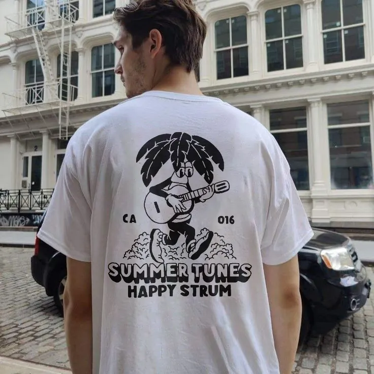 Summer Turns Happy Strum T-shirt
