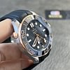 Seamaster Diver 300m Stainless Steel with Black Dial and Gold Bezel on Rubber Strap (42mm) Super Clone