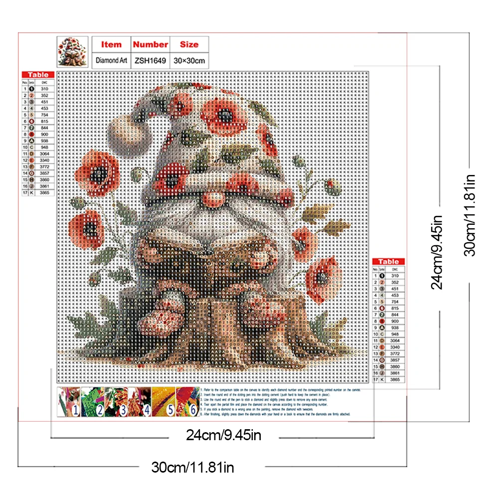 Diamond Painting - Full Round Drill - Flower Goblin(Canvas|30*30cm)