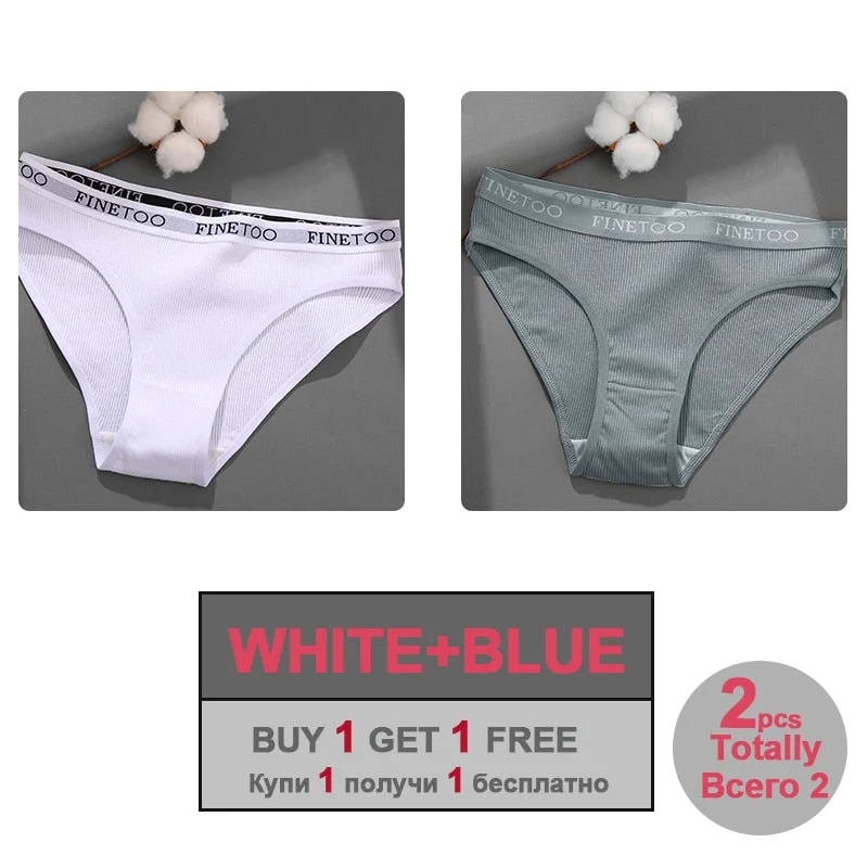 Sexy Cotton Panties for Woman Underwear Soft Letter Belt Women's Underpants Girls Lingerie Briefs Comfort Ladies Intimate M-XL