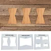 Slot Cutting Wood Bow Tie Professional Butterfly Inlay Template for Woodworking