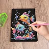 Cute Animal 5D Diamond Painting Notebook Diamond Art Diary Book Kits (Fish)