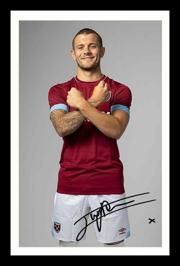 Jack Wilshere - West Ham United Autograph Signed & Framed Photo Poster painting