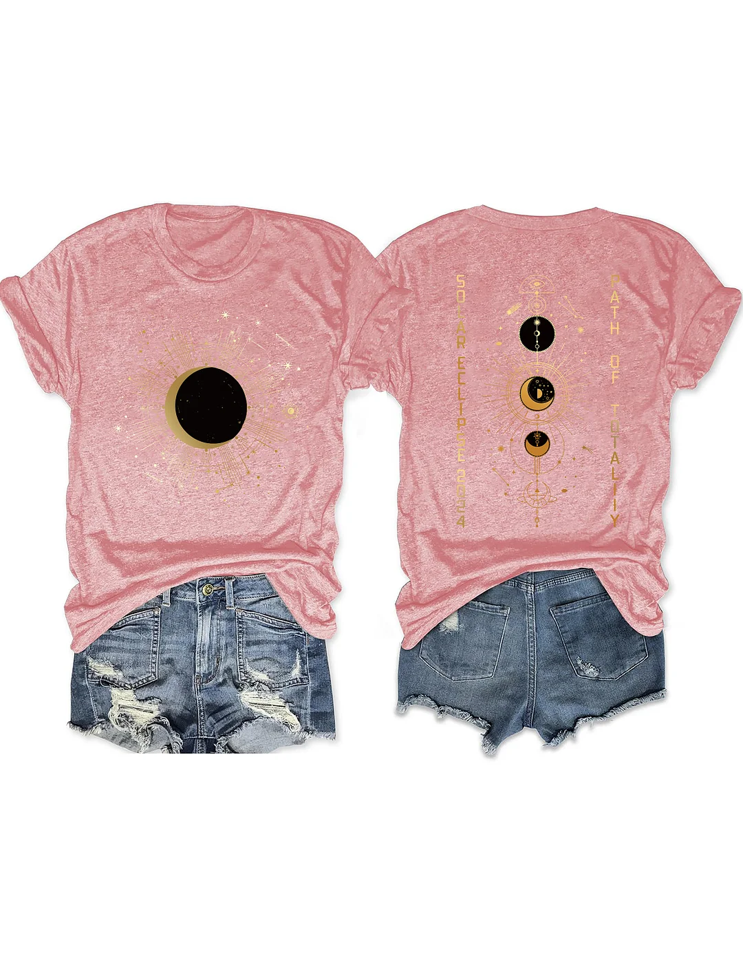 Path of Totality Total Solar Eclipse T-shirt