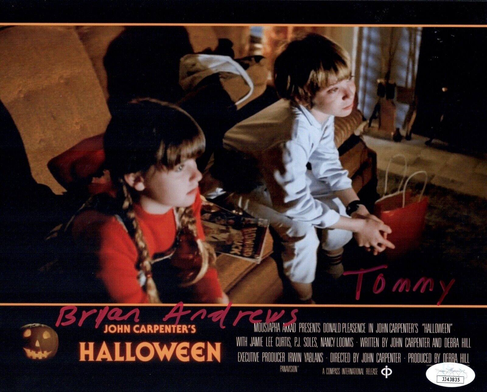 BRIAN ANDREWS Signed HALLOWEEN 8x10 Photo Poster painting IN PERSON Autograph JSA COA Cert