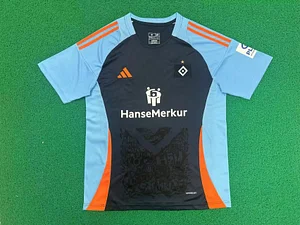 2024/2025 Hamburger SV Pre Match Training Wear Blue Football Jersey 1:1 Thai Quality