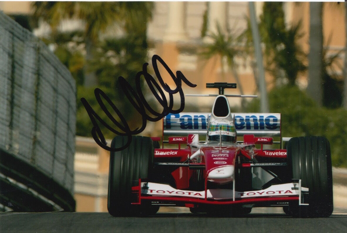 ALLAN MCNISH HAND SIGNED PANASONIC TOYOTA F1 6X4 Photo Poster painting 3.