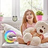 Wireless Charger Stand Bedside Night Light Alarm Clock BT Speaker (White)