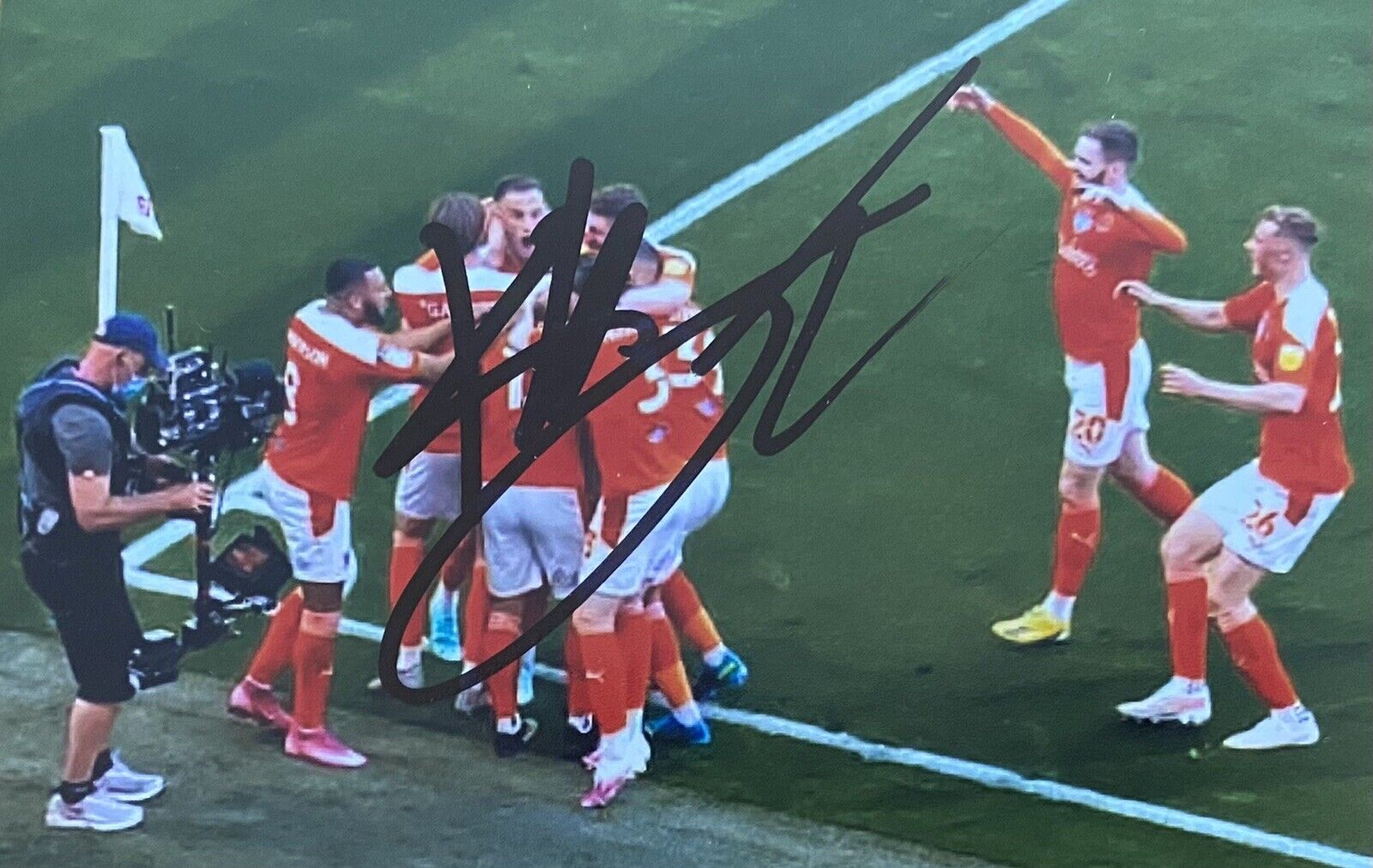 Kenny Dougall Genuine Hand Signed Blackpool 6X4 Photo Poster painting