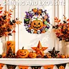 Halloween Pumpkin DIY Acrylic 5D Crystal Diamond Gem Art Hanging Ornament