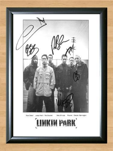 Linkin Park Hybrid Theory Band Signed Autographed Photo Poster painting Poster Print Memorabilia A3 Size 11.7x16.5