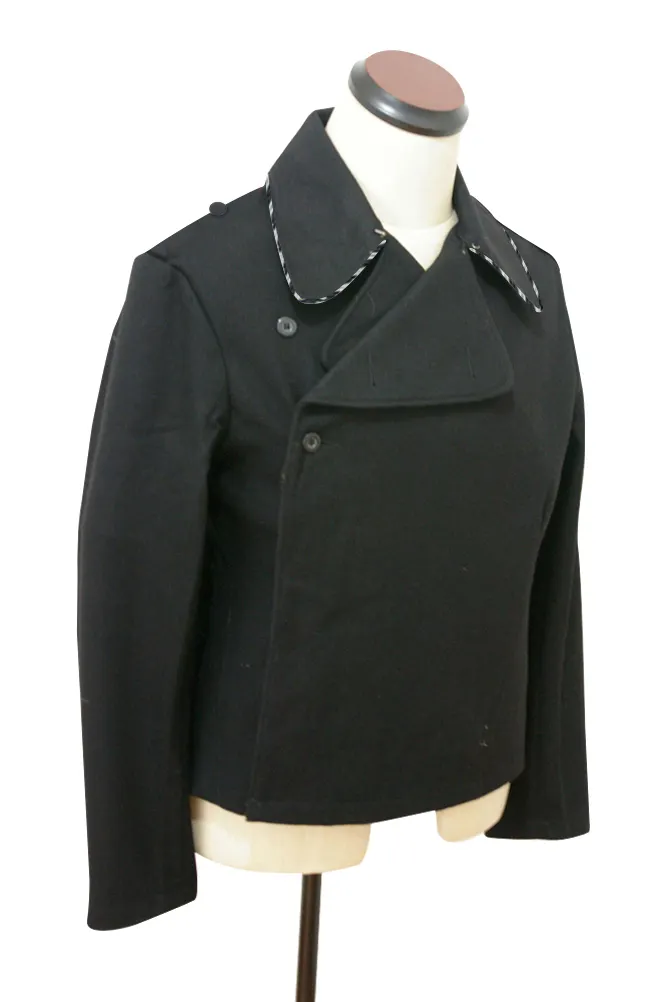   Elite German Pioneer Panzer Black Wool Wrap/Jacket German-Uniform
