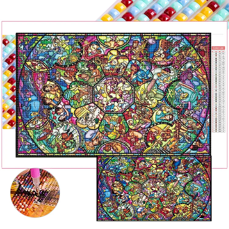 Disney 70*50CM (Canvas) Full Square Drill Diamond Painting gbfke