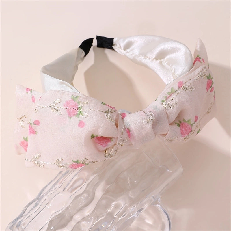 Women’s Sweet Minimalist Ditsy Floral Polyester Hair Clip Hair Band Hair Tie