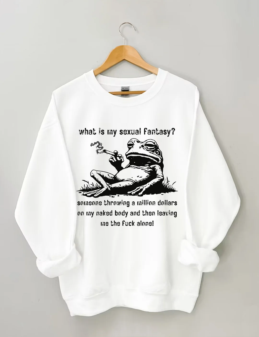 Funny Frog Graphic Sweatshirt