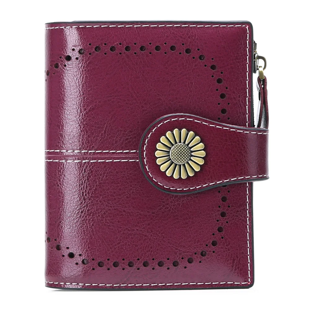 Cropped Zip Wallet