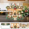 DIY Carousel Diamond Painting Ornaments (Single-Sided)