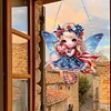 Diamond Painting Fairy Flag Pendant for Home Wall Decor