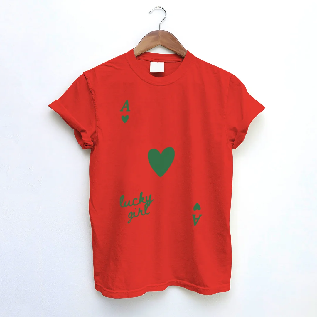 A Lucky Girl St Patrick&rsquo;s Day T-shirt