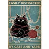 (Multi-Style) Black Cat-11CT Stamped Cross Stitch 40*60cm/15.75*23.62in (Big Size)