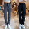 (BUY NOW FREE SHIPPING)UNISEX SUMMER NEW ICE SILK CASUAL PANTS HIGH ELASTIC SUPER WEAR-RESISTANT QUICK-DRYING PANTS