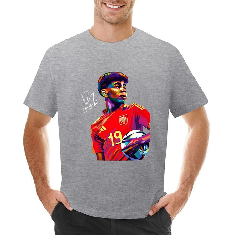 Lamine Yamal Inspired Wpap Art Men's T-shirt