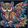 Diamond Painting-DIY Crystal Rhinestone Owl