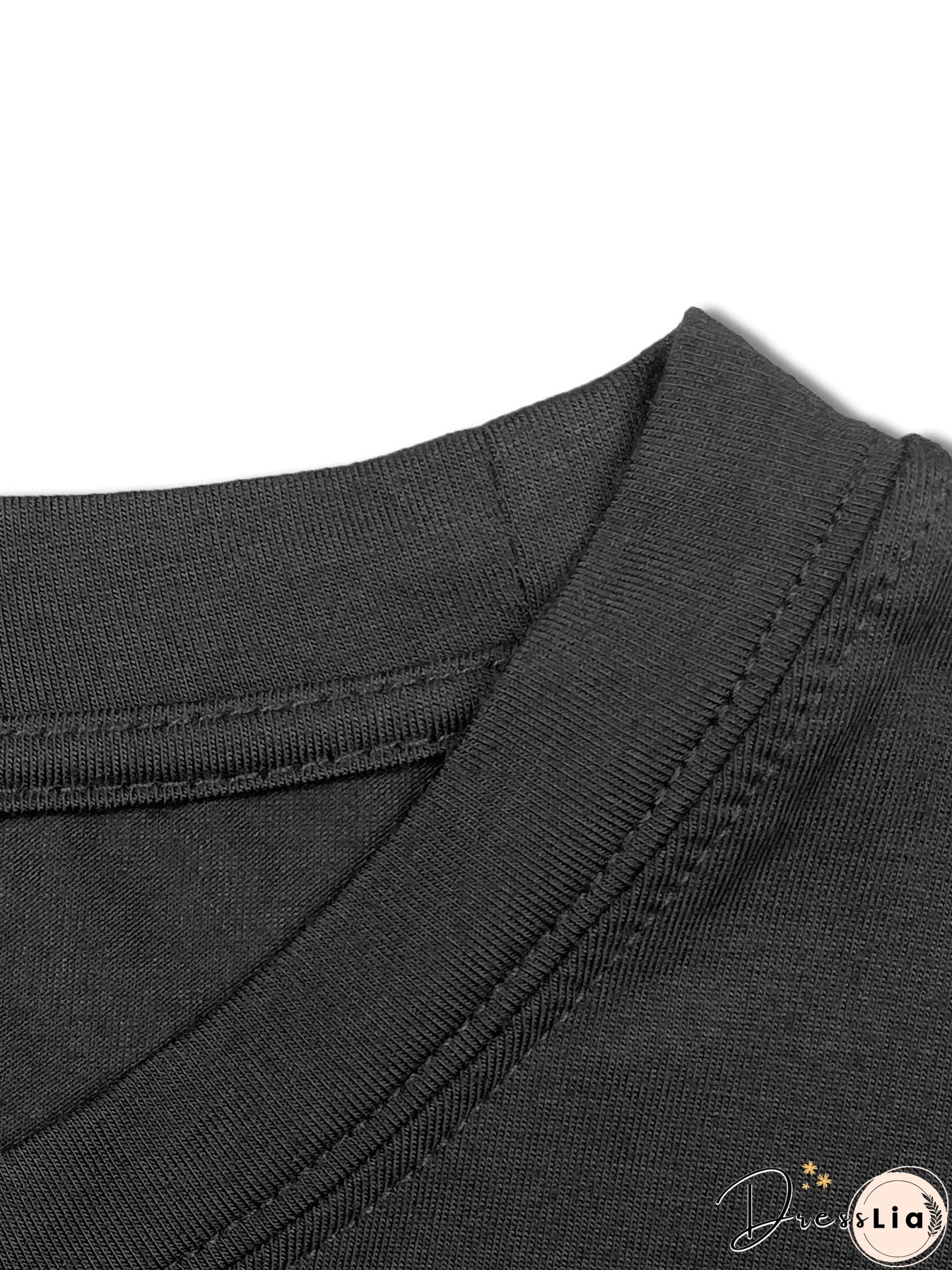 Cosmic DJ Astronaut with Headphones Print Crew Neck Tee Dress Casual Short Sleeve Dress For Spring & Summer Women's Clothing