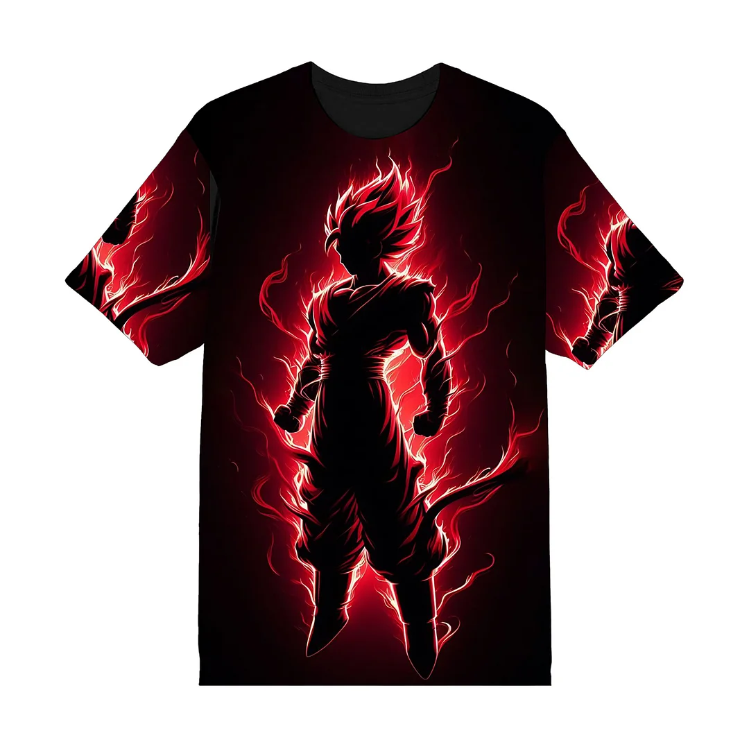 Super Saiyan Dragon Ball Anime Printed Men's T-Shirt