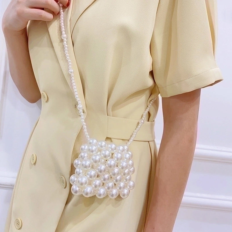 Women’s Mini Pvc Solid Color Vacation Square Open Shoulder Bag Handbag Crossbody Bag