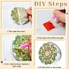 Mandala Spiegel doppelseitig - 5d diy basteln Mode Accessoires