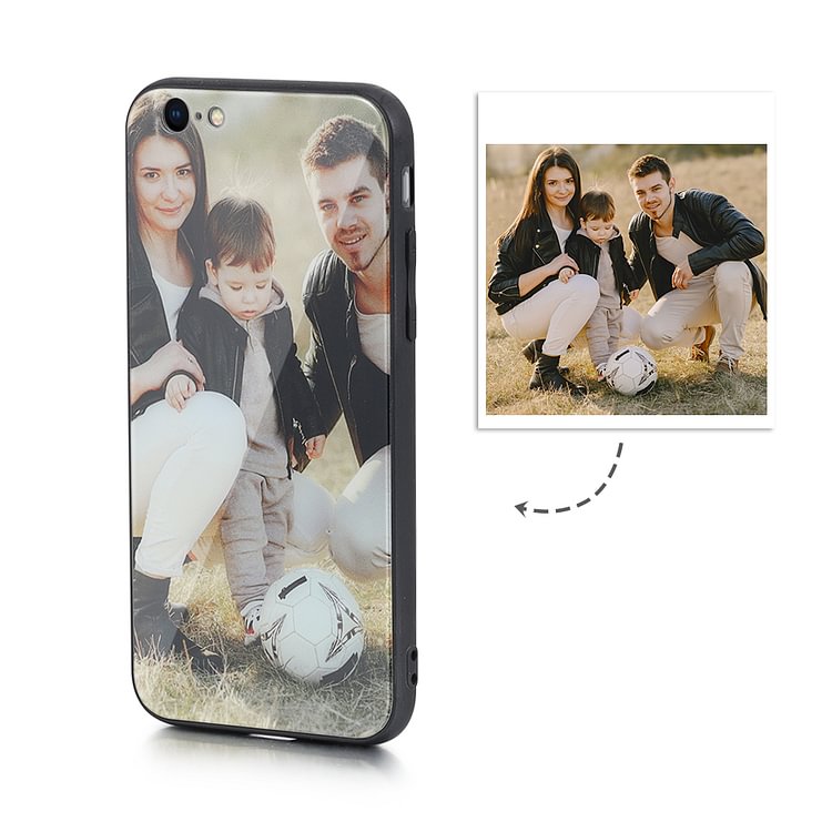 IPhone 6S Custom Photo Protective Phone Case Glass Surface