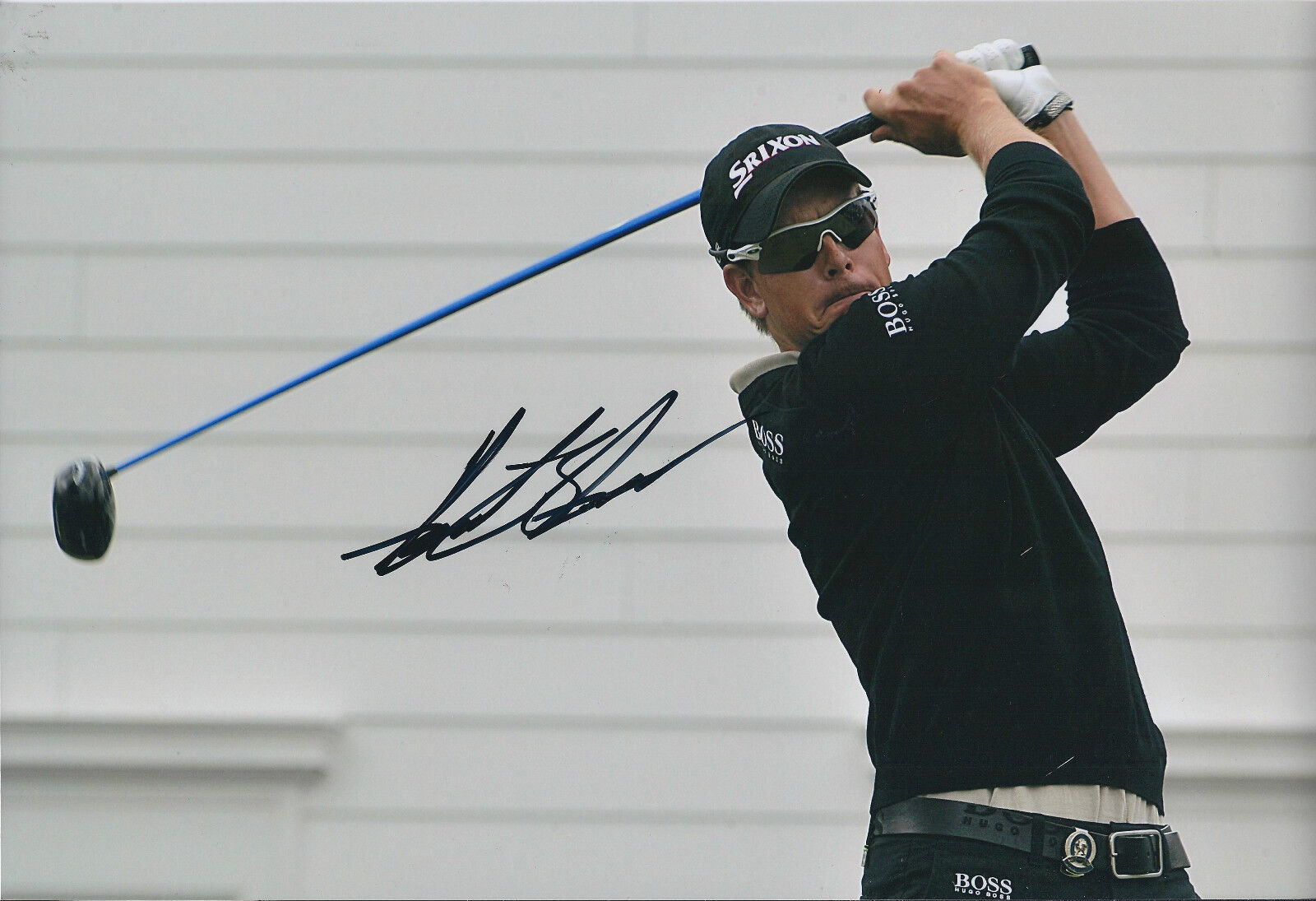 Henrik STENSON SIGNED AUTOGRAPH 12x8 Photo Poster painting AFTAL COA RYDER CUP Player